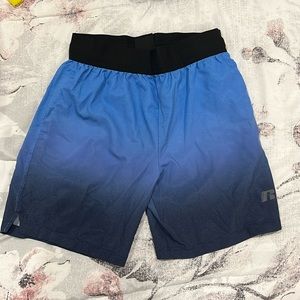 Russel gradient blue quick dry athletic boy shorts